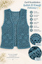 Women's Vest Glittery Petrol Blue Vest - 4