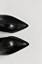 Amor Stitch Detailed Zippered Medium Size Thick Heeled Pointed Toe Women's Boots Bootie - 2