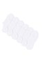 Men's Invisible Sneaker Ballet Socks 6-Pack |   Recycled Yarn, Non-Slip Heel, Black Gray White - 8