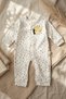 Cow Embroidered Dot Patterned 100% Cotton Baby Boy Romper 03 Months - 3