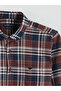 Regular Fit Plaid Gabardine Men's Shirt - 6