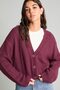 Regular Fit V-Neck Basic Plain Button Closure Knitwear Cardigan U2052Az26Wn