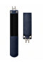 Metal Hook Buckle-Free Elastic Waist Belt 2-Piece Set Navy Blue - 3
