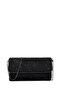 Women's Black Chain Strap Stoned Evening Dress Mini Portfolio Bag Ab32000460