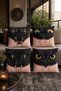 Wild Animals Patterned 4-Piece Throw Pillow Cover Set