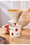 فلتر قهوة سيراميك V60، كوب ترشيح قهوة مخروطي سعة 2-4 أكواب، فلتر قهوة سيراميك عالي الجودة للصب اليدوي - 3