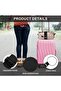 2 Pcs Luggage Straps, Universal Adjustable Elastic Fastening Belt, Elastic Bungees Travel Be - 3