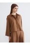 Peak New Season Oversize Women's Suede Look Shirt