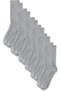 مجموعة جوارب رجالية فاخرة من 6 قطع من نوع FreshIQ Dyed Crew Socks