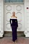 Krep Strapless Evening Dress Fabric Dress