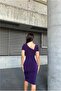 Sandy Fish Evening Dress Fabric Dress Midi Cut - 3