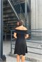 Women's Evening Dress Madonna Stylish Dress Collar - 2
