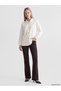 Özmarka New Season Ecru Modal Blended Women's Shirt Jacket - 2