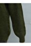 Buttoned Front V-Neck Soft Knitwear Cardigan -Khaki - 8