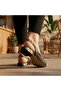 Valley Ethnic Pattern Tulle Detailed Short Thick Heeled Shoes - 8
