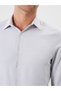 Ozmarka New Season Slim Fit Long Sleeve Dobby Men's Shirt - 4