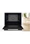 Built-In Steam Oven, HUA736EA0M, 76L, 3D Hotair, Added Steam, AutoPilot10, Black, German Engineering - 3