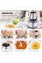 Electric Food Chopper with Stainless Steel Bowl – Multi-Purpose Vegetable & Meat Chopper, Powerful Kitchen Food Processor with Easy-Grip Handle - 6