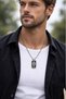 Stainless Steel North Star Compass Pendant - 4