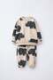 Boy's Rhino Printed Cotton 3 Thread Fabric Undercoat Tracksuit Set