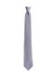 Silver Color Patterned Satin Silk Tie - 7.5 cm Wide - 7