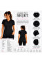 Sasan Women's Classic Black Polo Shirt – XL Short Sleeve Casual Collared Tee - 3