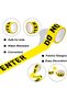Halloween Caution Tape Roll 4.8CM*25M,Scary Party Halloween Decorations Indoor Outdoor,Yello - 2