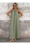 Rochie maxi, verde - M - 4