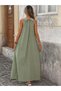 Rochie maxi, verde - M - 3