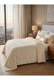 Valencia 3-Piece Double Bedding Set Cream - 2