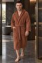 Unisex 100% Cotton Hooded Curly Terry Bathrobe – Below Knee Length - 2