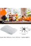 Halloween Spider Web, Halloween Decoration Set with 1000 sqft Stretch Cobwebs, 100 Fake Spiders for Halloween Indoor and Outdoor Party Supplies - 4