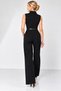 High Collar Belted and Belted Jumpsuit - 5