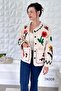Floral Embroidered Gabardine Jacket 7K008 - 2
