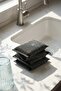 3-Pack Magic Stainless Wire Dish Sponge Dirt and Rust Remover Cleaning Cloth - 3