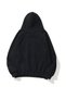 100% Cotton Black Xteethx Print Loose Fit Sweatshirt Hoodie - 2