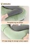 Plush Crystal Velvet Pregnancy Pillow, Maternity Sleep Aid Pillow For Belly & Waist Suppor - 6