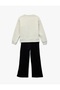 Printed Long Sleeve Crew Neck Sweatshirt - 2