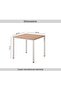 Saforaa Outdoor Table - White - 8