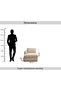 Reem Left Arm Modular Chaise- Beige - 6