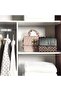 Valencia 2 Door Sliding Wardrobe - Walnutwhite Gloss - 5