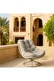 Solariza Outdoor Swivel Rocking Chair-offwhite - 6