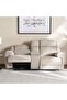 Samwise 2 Seater Recliner Sofa Console With Cup Holder - Beige - 4