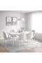 Arith 1+6 Dining Set Sintered Stone - White & Cream - 2