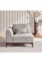 Grimm One Seater With Right Arm- Grey
