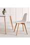 BENNETE 1+4 DINING SET SQUARE - WHITE NATURAL - 3