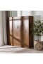 Flash 6 Door Wardrobe - Light Brown - 3