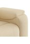Fotoliu rabatabil, crem, material textil - 8
