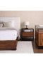 Rosil 5 Pc Bedroom Set With Storage 160x200 Cm- Walnut - 3