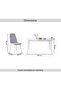 Arith 1+6 Dining Set Sintered Stone - White & Cream - 8